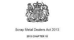scrap metal dealers act